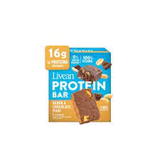 Barra de Proteína Chocolate Maní Livean – Caja 60 Unidades (45 g)