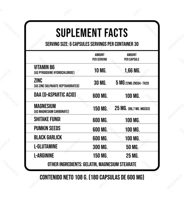 Suplemento en Cápsulas Testo Full Ultra – Pack de 10 unidades